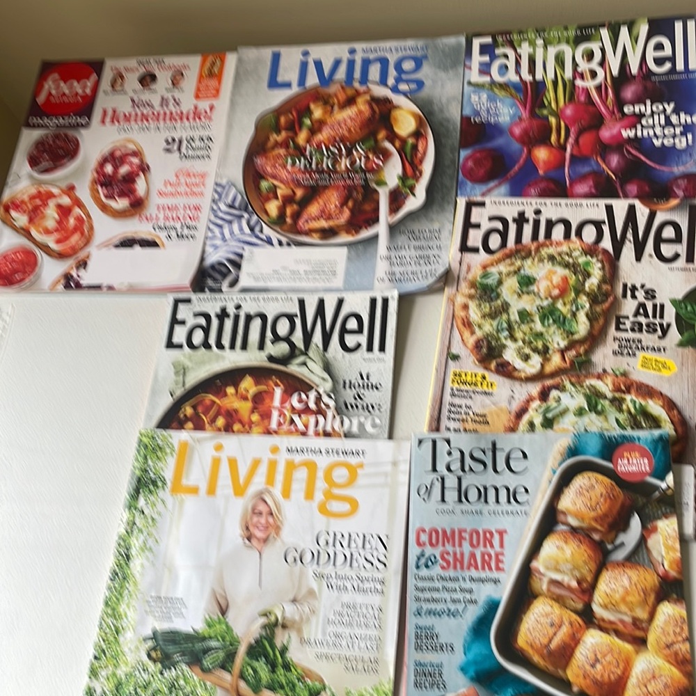 Martha Stewart and Taste of Home magazine bundle 7